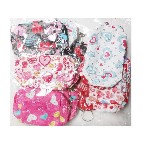 coin bag heart design asst 3x3 -- 12 per box