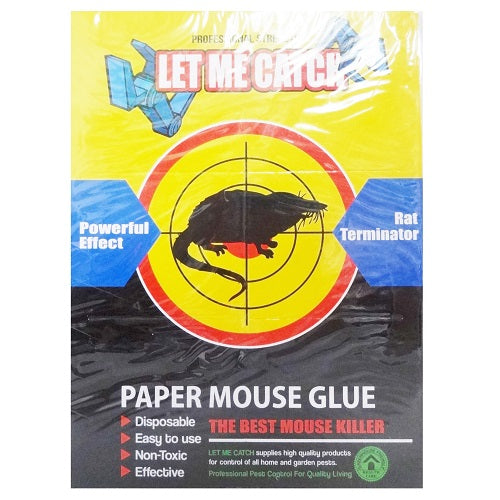 mouse glue paper trap 2pk -- 12 per box