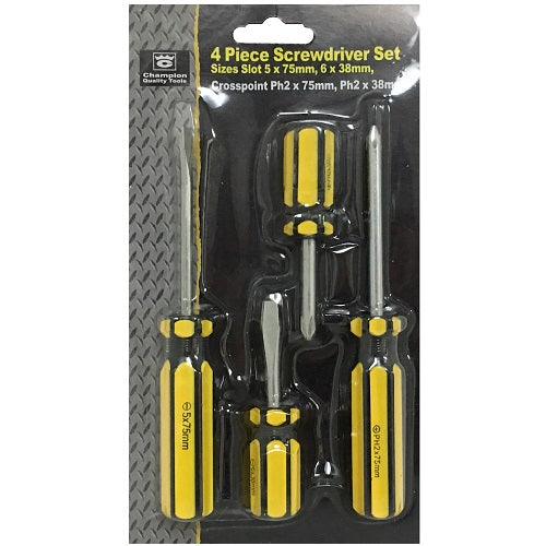 screwdriver set 4pc asst -- 24 per case