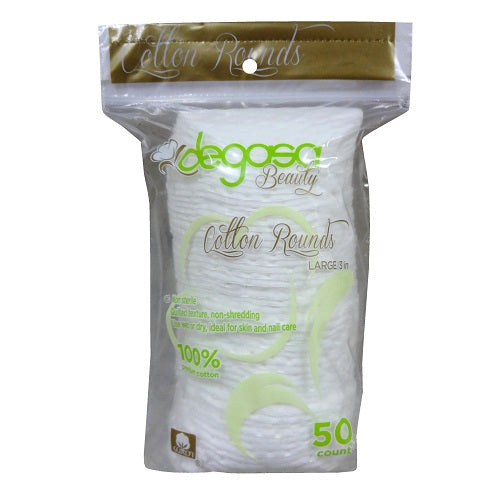 degasa cotton rounds 50ct 3in -- 24 per case