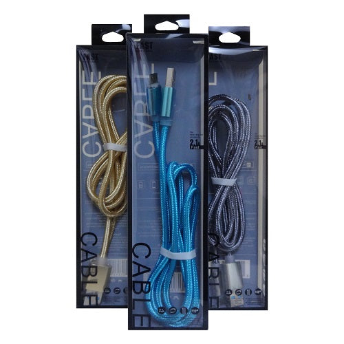 usb charging cable asst clrs in box -- 12 per box