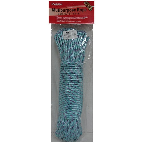 multipurpose rope asst clrs 0.16 x 118in -- 12 per box