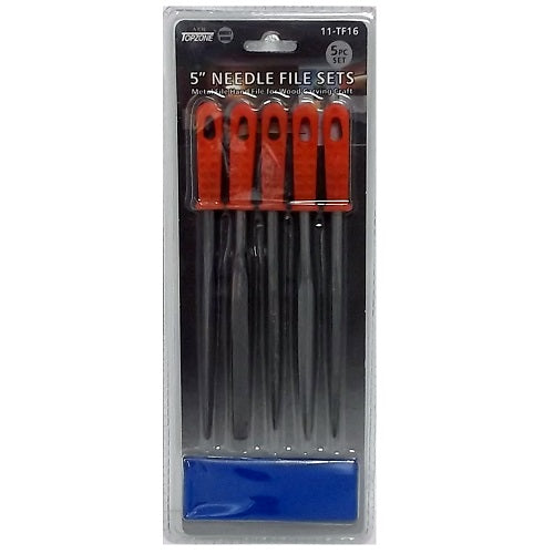 needle file set 5pc 5in -- 12 per box