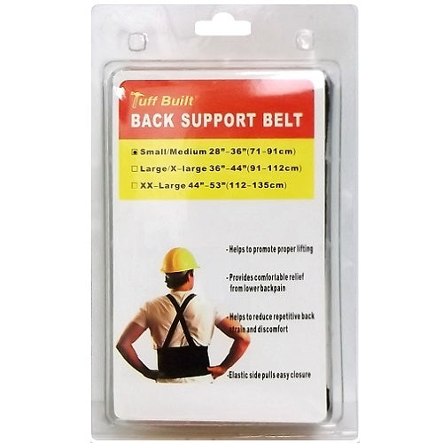 tuff built support belt sml to md -- 12 per box