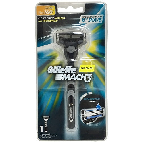 gillette mach3 razor 1pc -- 6 per box