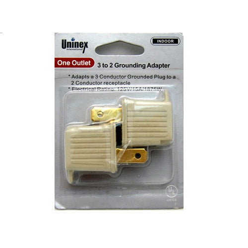 grounding adapter 2pk -- 24 per box
