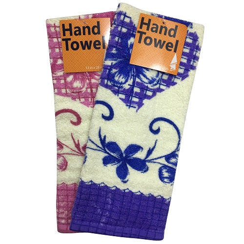 hand towels 13 x 28in asst clrs -- 12 per box