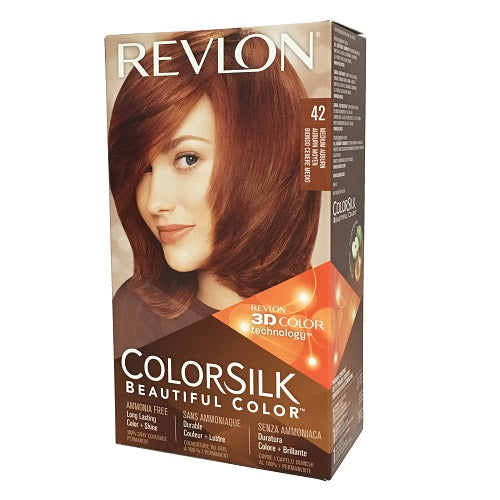 revlon color silk 42 med auburn -- 12 per case
