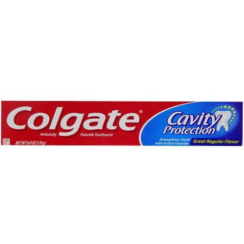 colgate 6.0oz cavity protection reg -- 24 per case