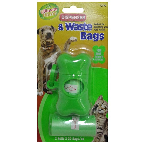 pet dispenser waste bags -- 24 per box