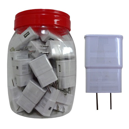 wall charger in jar white -- 36 per box