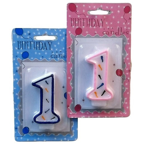 numeric birthday candle 1 -- 24 per case