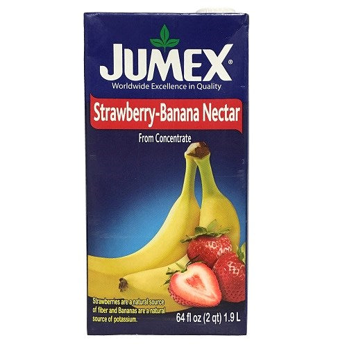 jumex tetra pack 64oz straw- banana -- 8 per case