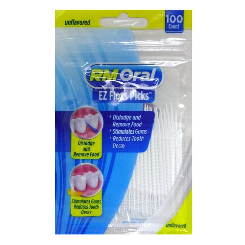 rm oral floss picks 100ct -- 24 per box