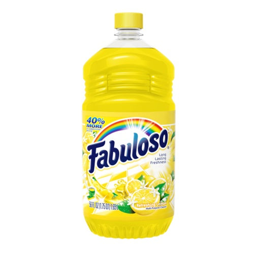 fabuloso cleaner 56oz lemon -- 6 per case