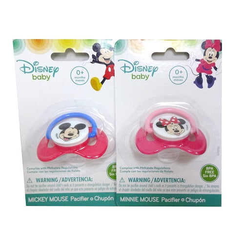 disney pacifier minnie mickey 1pc -- 12 per box