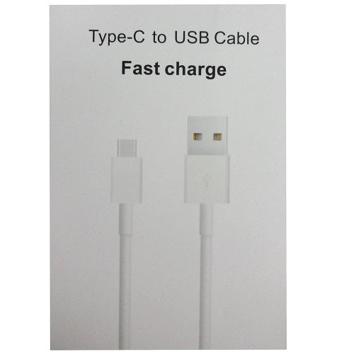 usb cable type-c fast charge white -- 12 per box