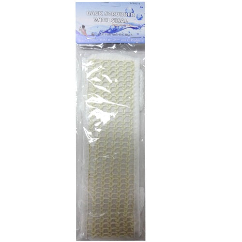 back scrubber w- sisal -- 12 per box