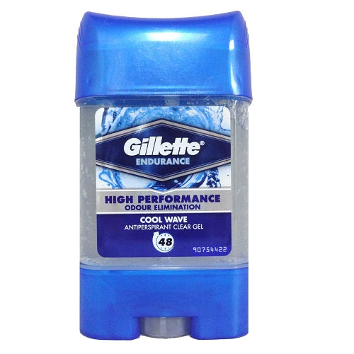 gillette anti- persp 70ml cool wave clear -- 6 per case