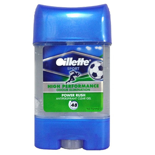 gillette anti- persp 70ml power rush clea -- 6 per case