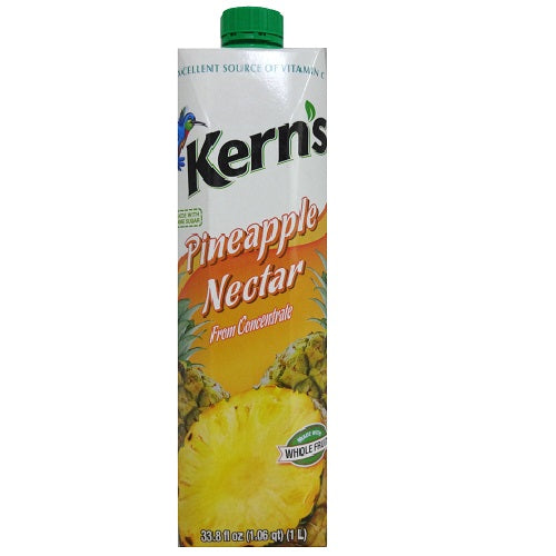 kerns tetra 1 ltr pineapple nectar -- 12 per case