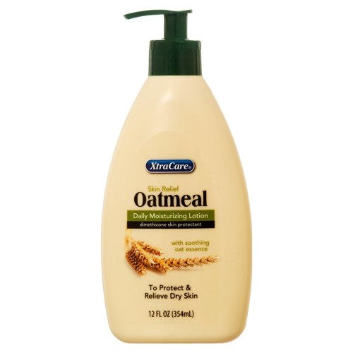 xtra care skin relief oatmeal 12oz aloe -- 12 per case