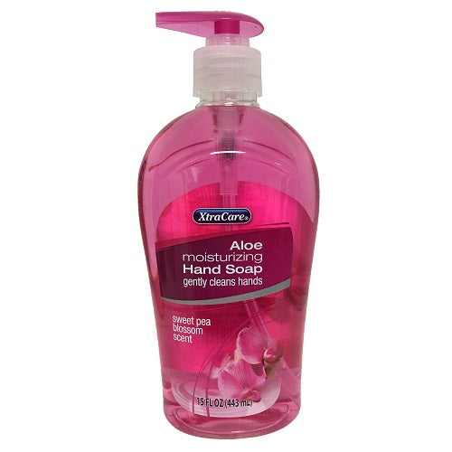 xtra care hand soap 15oz sweet pea -- 12 per case