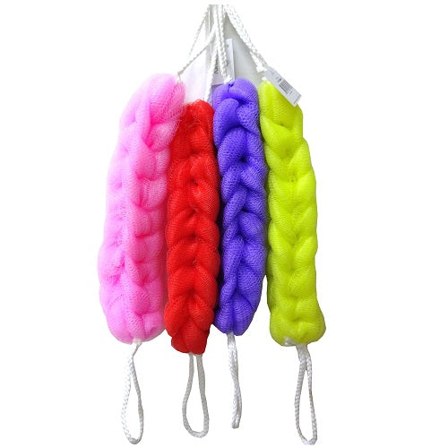 luxury bath sponge asst clrs -- 24 per case