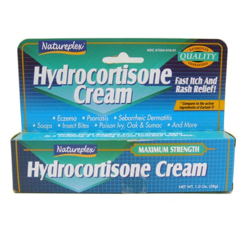 natureplex hydrocortisone cream 1oz max -- 24 per case