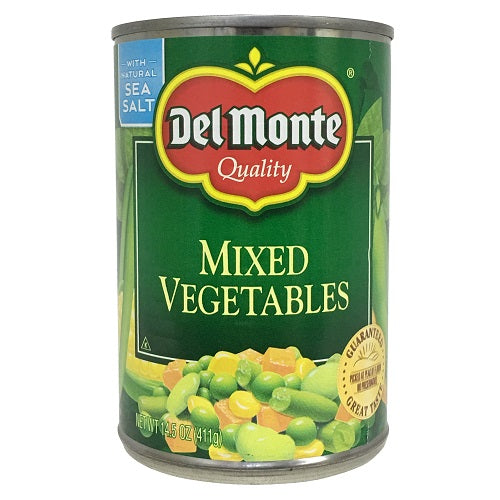 del monte mixed vegetables 14.5oz -- 24 per case