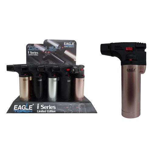 e.t torch gun lighter asst metallic clrs -- 15 per box