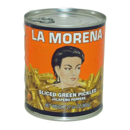 la morena sliced jalape os 28.2oz -- 12 per case