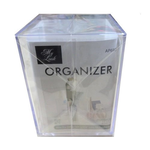 organizer 3.2x3.2x4.3in clear -- 24 per case