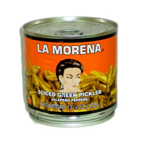 la morena sliced jalapenos 13.13oz -- 12 per case