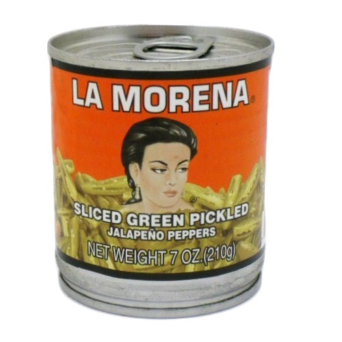 la morena sliced jalapeno peppers 7oz -- 24 per case