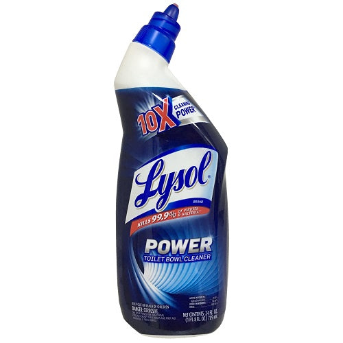 lysol toilet bowl cleaner 24oz power -- 9 per case