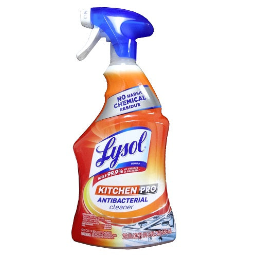 lysol cleaner 22oz kitchen pro -- 9 per case