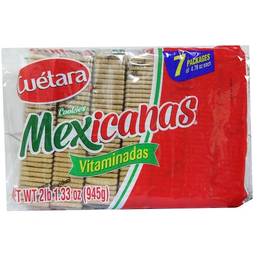 cuetara mexicanas cookies 2 lbs 1.33oz -- 6 per case