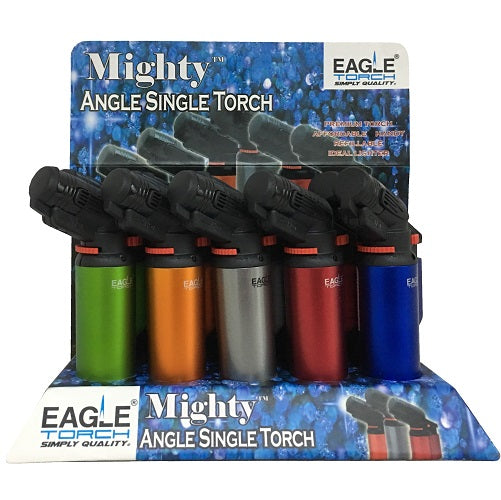 mighty angle torch lighters aluminum ast -- 15 per box