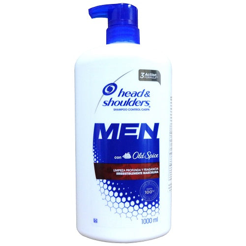 h s shamp 1 ltr w- pump old spice -- 9 per case