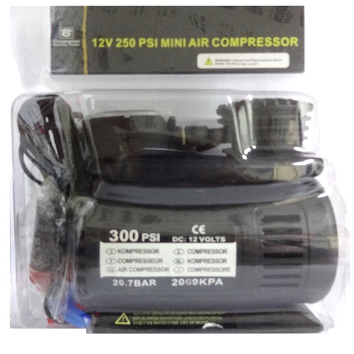 air compressor mini 12v 300 psi -- 12 per case