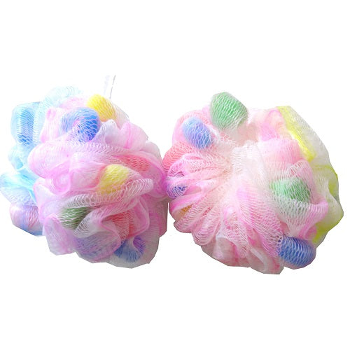 luxury shower sponge asst clrs -- 36 per case