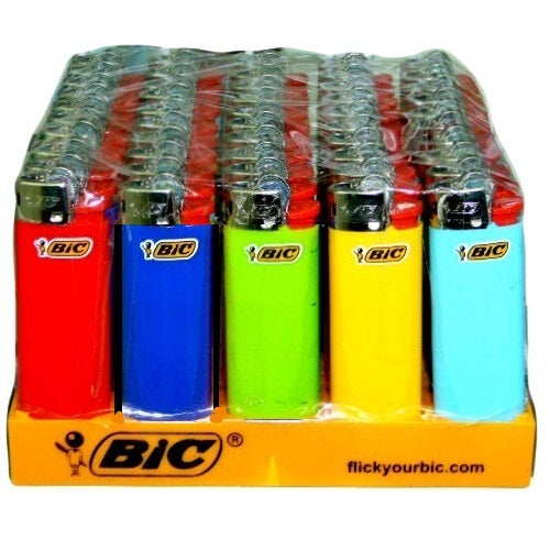 bic lighters large asst clrs -- 50 per box