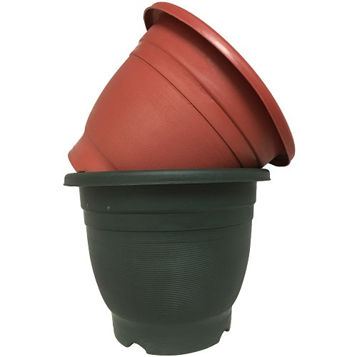 planter round lg asst clrs -- 24 per case