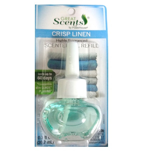 g.s scented oil refill 1pc fresh linen -- 12 per case