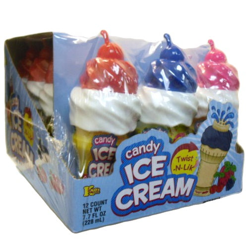 candy ice cream twist-n- lik asst flvrs -- 12 per box
