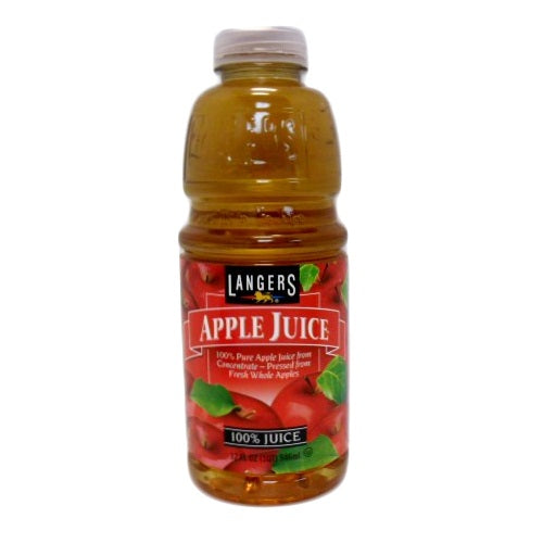 langers 32oz apple juice 100 -- 12 per case