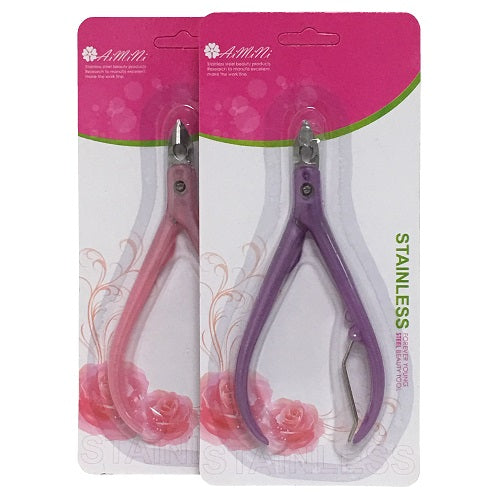 manicure scissors asst clrs stainless st -- 12 per box