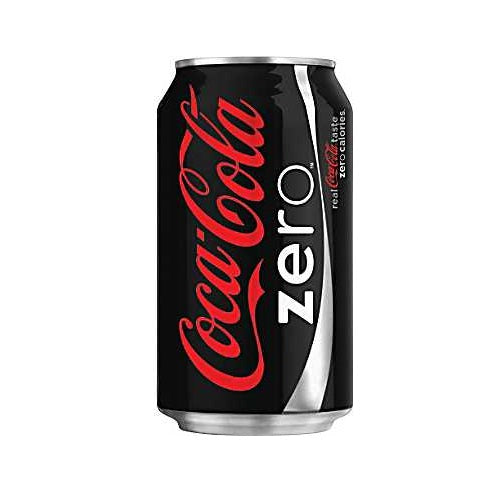 coca cola soda 12oz can zero -- 35 per case