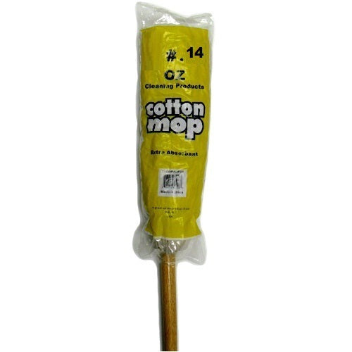 mop w- stick 14 -- 12 per case